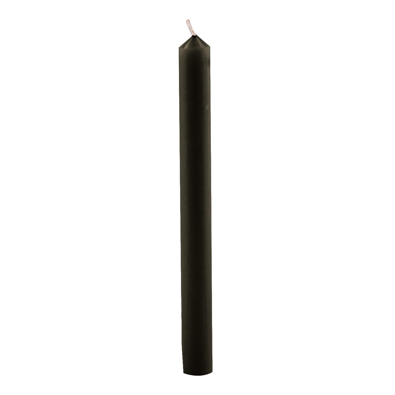 Cereria di Giorgio Candles, Wax, Black, Diameter 1.8 cm Height 20 cm, 12 units