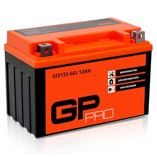 Batterie GP-PRO GTZ12S 12V 12Ah GEL (compatible avec YTZ12S / YTZ14S)