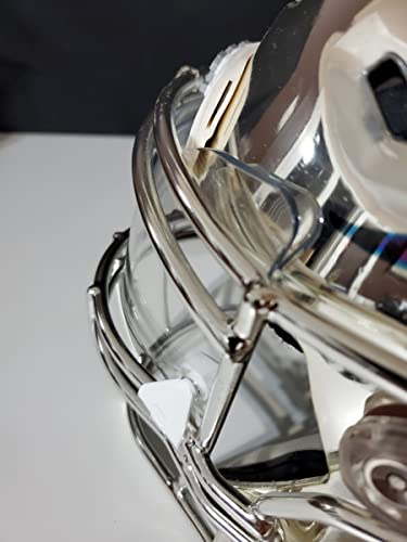 Elitetek Clear Football Visor - Universal Fit For All Football Helmet Brands Schutt F7 And Speedflex - Designed For Football Helmets For Kids 8-14 And Adult Helmets. Visor For Football Helmet (Clear) #TOP7