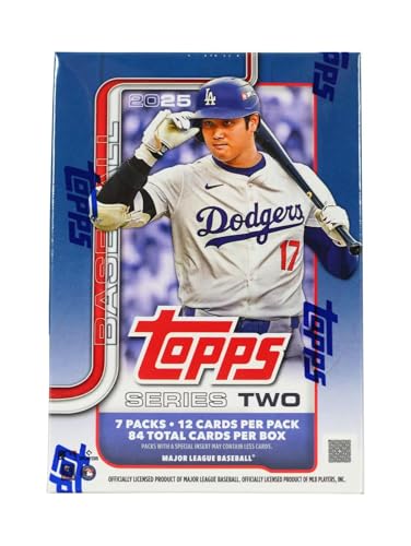 2025 Topps Series 2 Baseball Blaster Trading Card Box (7 Packs Per Box 12 Cards Per Pack)