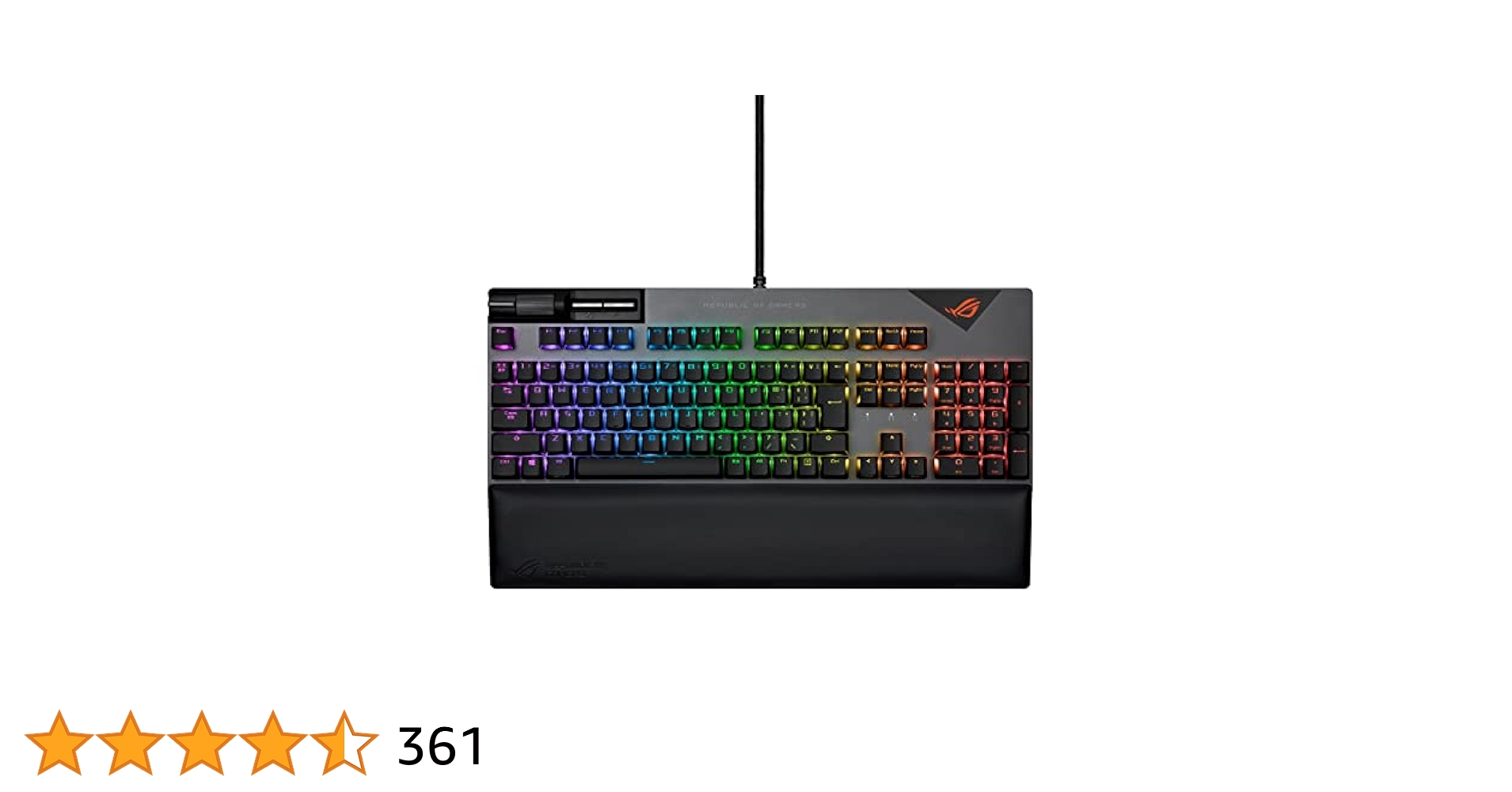 ROG STRIX FLARE II ANIMATE メカニカルキーボード　茶軸 ROG Strix Flare II Animate Gaming Keyboard | PBT Keycaps