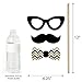 Big Dot of Happiness Adult 100th Birthday - Gold Party Photo Booth Props Kit 20 Count