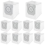 ANBOO 10 Staubsaugerbeutel für iRobot Roomba i7 i7+ i3 i3+ i4 i4+ i6 i6+ i8 i8+ j7 j7+ E5 E6 E7 Vacuum Cleaner, Staubbeutel Ersatz Beutel für iRobot Roomba E & I Serie Saugroboter