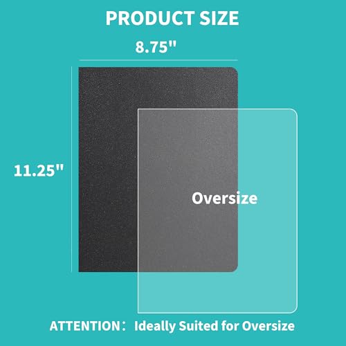Image of Binditek 20 Mil Binding Covers, 8.5x11 Inches, Semi-Transparent, 50 Pack