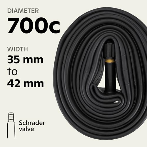 Schwinn Replacement Bike Inner Tube, Traditional and Self-Sealing, Self-sealing, 700c x 35-42mm, Black by Schwinn - Image 5