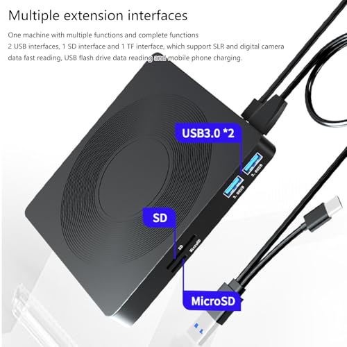 Unidad externa portátil 6 en 1 para discos USB miniatura 5