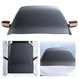 Car Cover Visor Magnetic Thickened Half Semi Sun Ice Snow Dust Protector Foldable for Cars