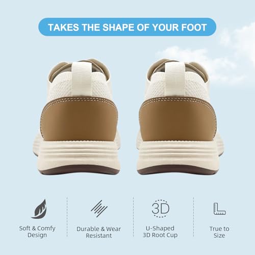 Image of Casual Dress Shoes for Men Business Oxfords Fashion Sneakers Comfortable Loafers Men's Walking Shoes