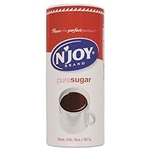 Njoy Sugar, 20 Oz. Canisters, Pack Of 3