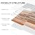 10 Sheet Long Hexagon Peel and Stick Backsplash Tile, 12"x12" 3D Adhesive Glossy Marble Vinyl Stick on Wall Tiles for Bathroom, Kitchen, Living Room (Beige, 12" x 12")