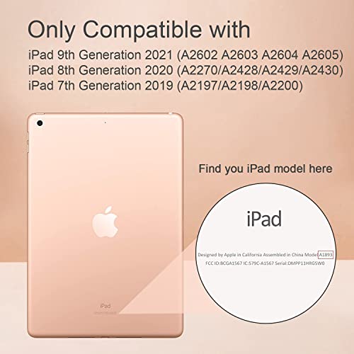 Coque iPad résolvant les risques de casse écran 10,2" violet bleu - 2