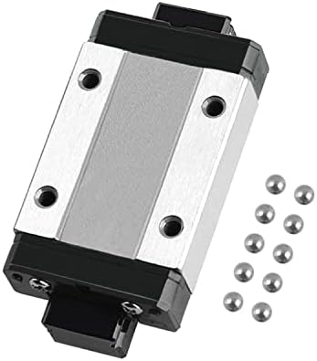 CNCMANS MGN9H Carriage Block MGN9 Linear Slider for MGN9 Linear Rails and 9mm MGN9 Linear Motion Slide Rail Guide (1pcs/Pack H-Type Black)