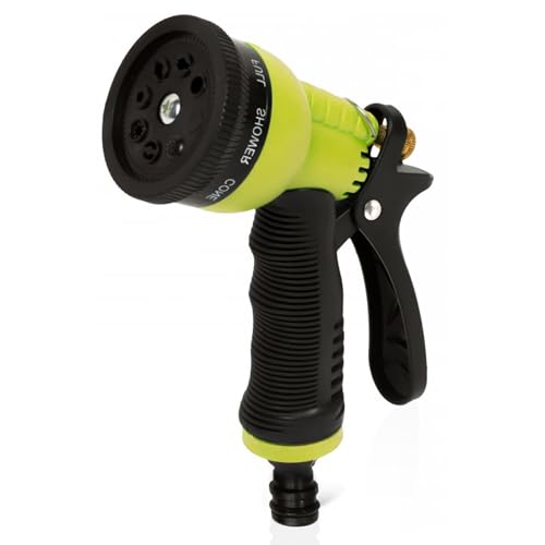 Hose Pipe Spray Gun | 8 Function Garden Spray Gun Set | Hose Pipe Nozzle Spray Gun for Watering Plants, Washing Cars & Pet Showering | Lawn & Garden Watering Equipment