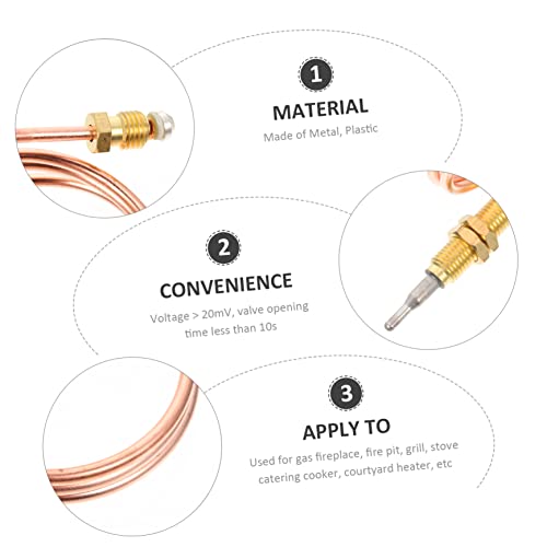 YARNOW 3Pcs Comprimento Acessório Profissional Sonda Termopar Sensor De Água Detector Mm × Mm Sensor