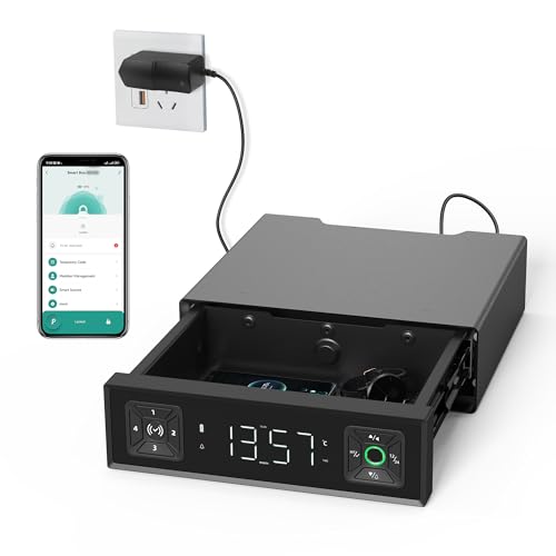 Medunor Smart Biometric Gun Safe with RFID & Keys, 2.4L