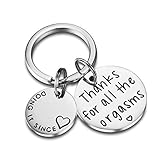 CJ&M Thanks for all the orgasms keychain | Gift for him | Naughty gifts for husband | funny gifts...