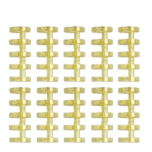 Perforelieur 5 trous mini pour reliure A4 A5 B5 avec 10 anneaux jaunes
