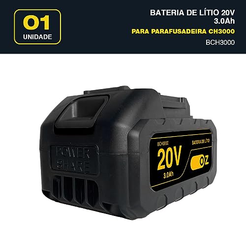 Bateria para chave de impacto Oz Modelo Bch3000