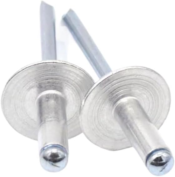 Versatile Rivet Accessories Blind Rivets Waterproof Aluminum Rivets Closed End Rivets Various Sizes And Kits Ideal For DIY Automotive And Furniture Repairs And Wood And Leather Crafts Fasteners(50Pcs,