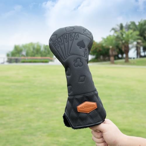 BAIRBRE Poker Design Leather Headcover