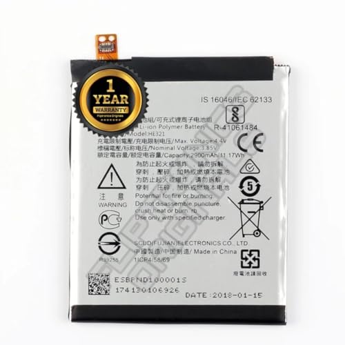 Image of HE321 Battery for Nokia 5 TA-1053 / TA-1044 / TA-1027 / TA-1024 Battery with 1 Year Warranty****(P67)