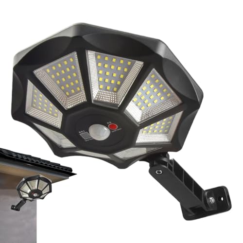 Lampes de rue solaires avec capteur pour illuminer vos soirées de jardin en toute sécurité