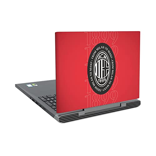 Autocollant AC Milan pour Dell Inspiron 15 7000 P65F protection vinyle noir