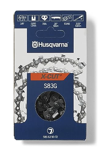 Husqvarna X-Cut S83G 20 Inch Chainsaw Chain, .3/8”...
