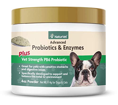 NaturVet – Advanced Probiotics & Enzymes - Plus Vet Strength PB6 Probiotic –