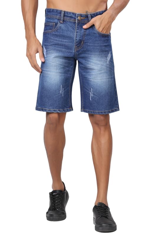 Image of London Hills Denim Shorts for Men || Jeans Shorts for Men || Half Shorts for Men || Denim Half Pant for Men