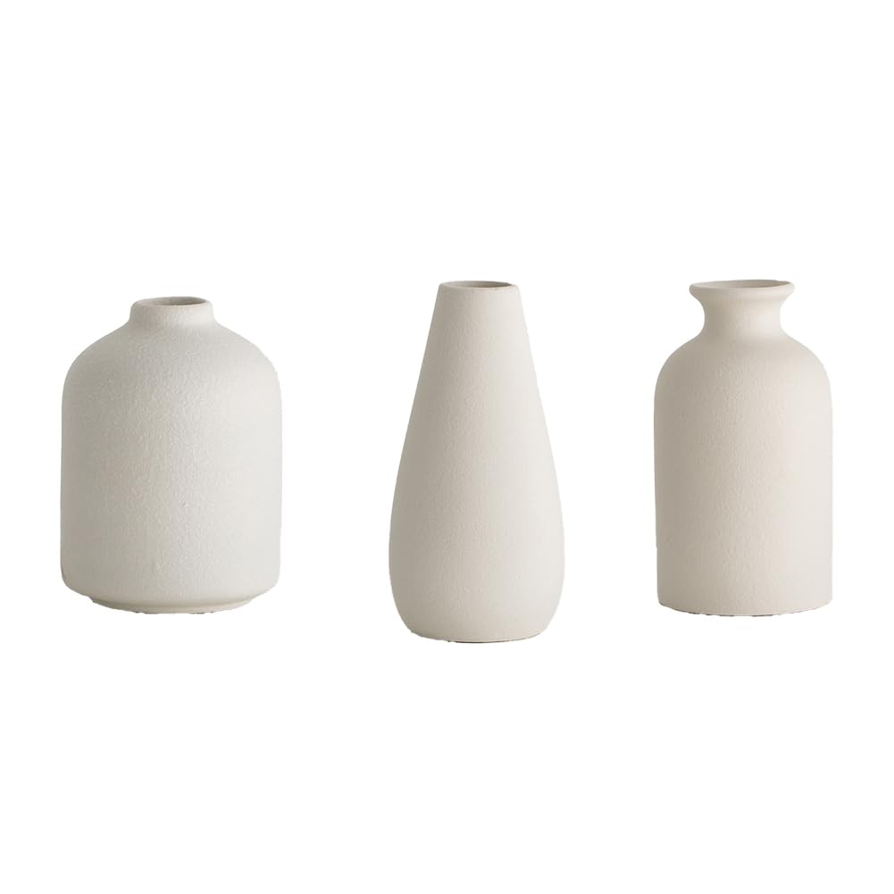 CTRLZS Nordic Flower Vase White Ceramic Vase Wedding Centerpiece Arrangement Plants Flower Pot Room Desktop Decoration
