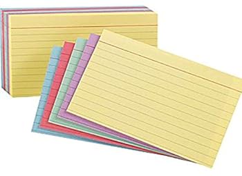 Misc. Staples Ruled 3 X 5 Index Cards, Assorted Pastel, 300/Pack Book