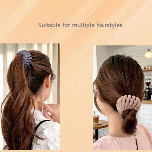 Pinzas para cabello Velvet 8 piezas colores mixtos miniatura 6