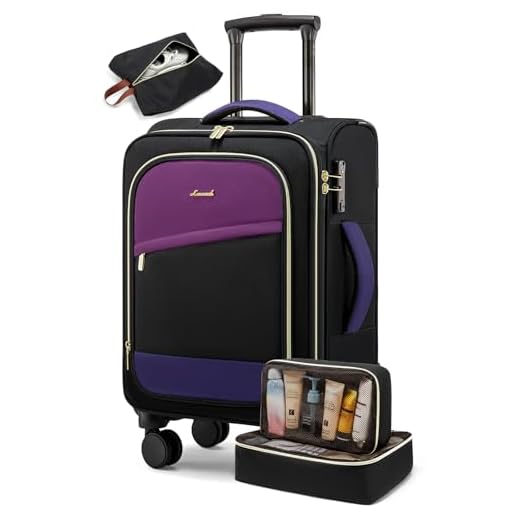 LOVEVOOK 4 Pcs Airline Approved Carry On Set