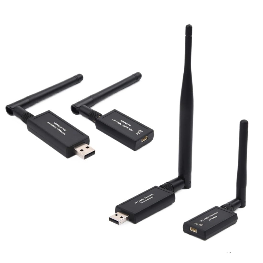 Accesorios de juguete 3DR 433Mhz 915MHZ 100mW / 500MW Radio Telemetría Módulo de transmisión de datos aéreos y terrestres for APM2.6 2.8 Pixhawk 2.4.8 Control de vuelo(915mhz 500mw)