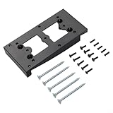 Yuanpgky Gate Bell Halterung für Ring Video Türklingel 2/3 Plus/4, Winkelverstellung Halterung für Akku Türklingel für Pro Plus, kompatibel mit 10,2 cm Standardverkleidung, schwarzes ABS