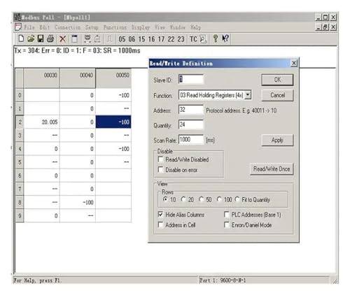 Module d'acquisition de temperature PT100 8PT+8AI analogique 4-20mA - 6