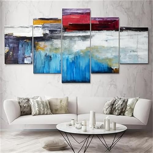 Peinture diamant pour salon et décoration de chambre avec motif abstrait géant 300x150cm