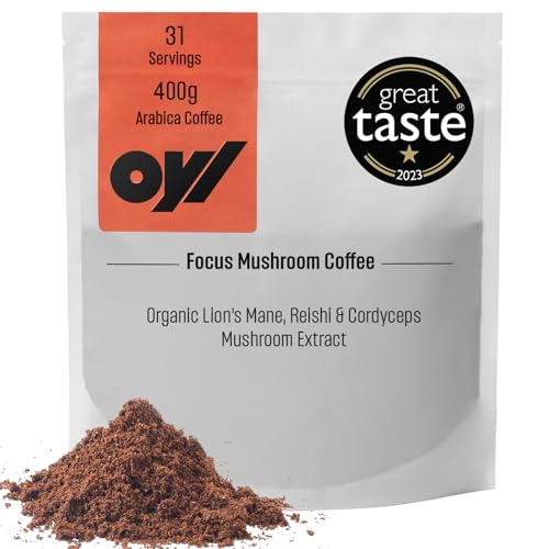 OYL Focus Mushroom Coffee - 400g Adaptogenic Coffee - 31 ...
