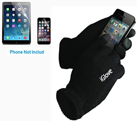 Nacodex 2pcs/pair Iglove [ Free Size ] Cool Screen Touch Gloves Warm Unisex Winter Gloves for Apple Iphone 6 4.7'' / Plus 5.5'' / Ipad / Samsung Galaxy S5 S4 Note 4/3/2 Tablet
