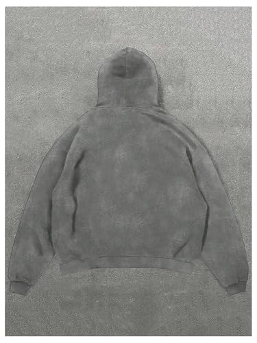 Men's Cross Graphic Hoodie Gothic Sweatshirts Vintage Long Sleeve Hooded Retro Pullovers Tops with Pockets Streewear2