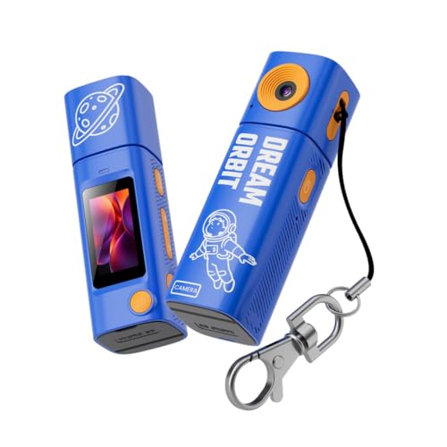 Image of 2026 New Lipstick Thumb Mini Camera, 2K HD Portable Long Battery Sports Camcorder for Students Outdoor Video & Photography(Blue NO Card)