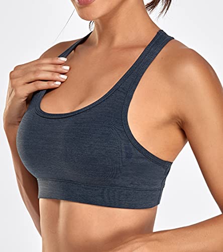 Image of Oalka Women's Racerback Sports Support Workout Running Bras | Oalka Women's Racerback Sports Support Workout Running Bras