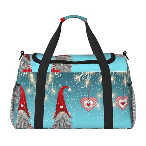 Sac de voyage de Noël imprimé nain pour vos départs en week-end