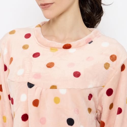 Image of CAMEY Women's Printed Nightgown, Long Sleeves, Nighty