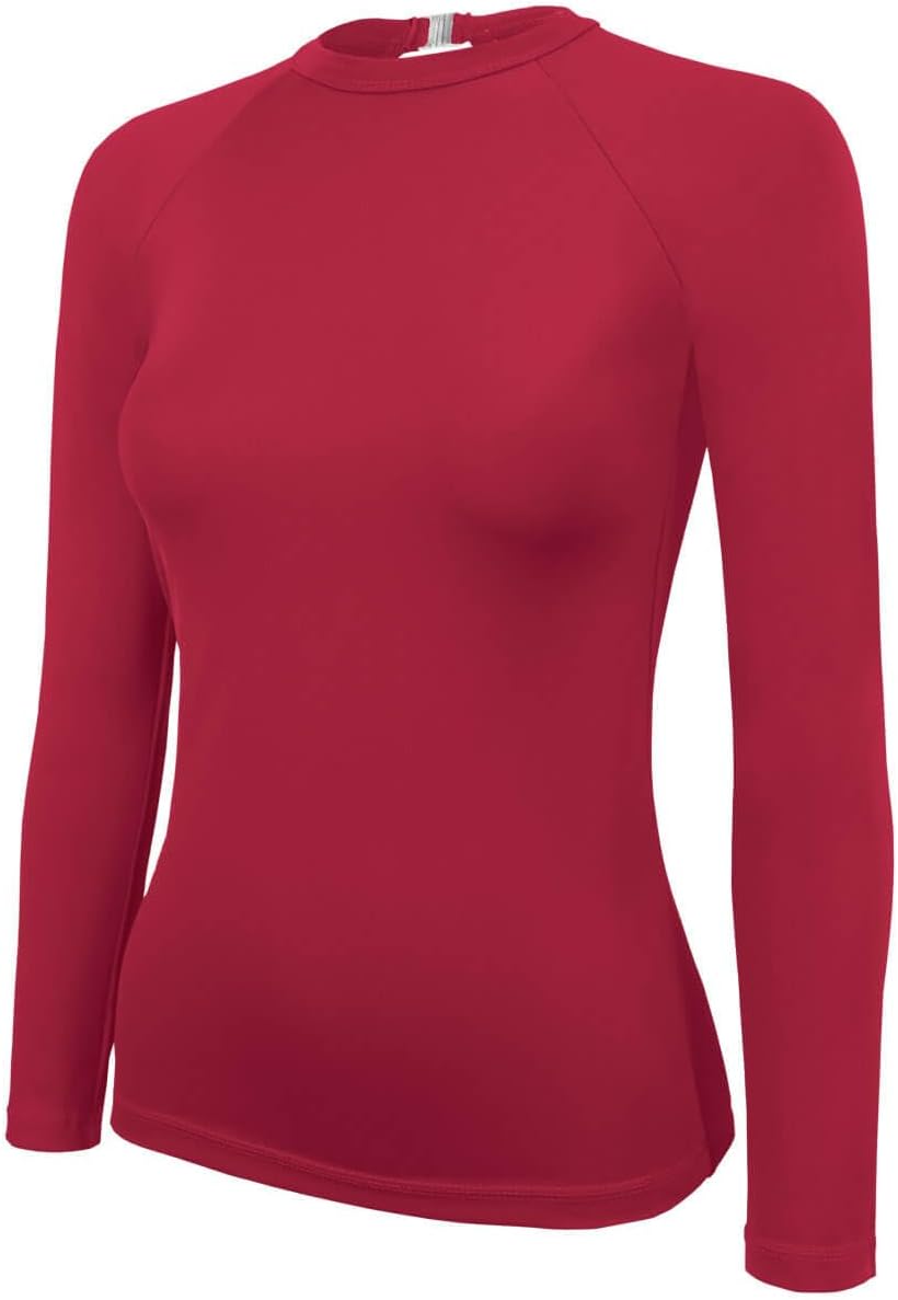 Ion Cheer Fitted Mock Neck Long Sleeve Practice Top | Soft and Stretchy Practice Cheerleading Shirt