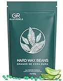 1lb Hard Wax Beads, GLAM REBELS Wax Beads for Hair Removal Sensitive Skin with Pure Aloe, Wax Beads for Brazilian Waxing Bikini Leg Face, Perfect for Full Body & Hair Type Gentle Hair Removal At Home