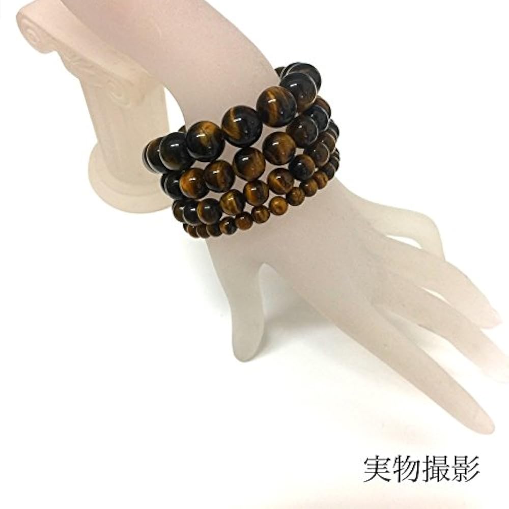 Amazon.co.jp: 天然石タイガーアイ12mm 10mm 8mm 6mm玉