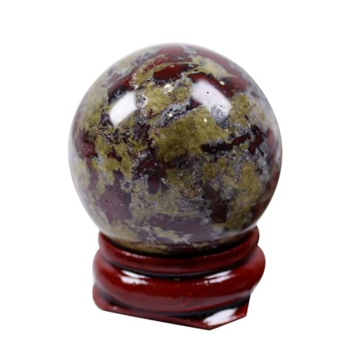 Sphère en sang de dragon de 4 cm avec son support pour divination