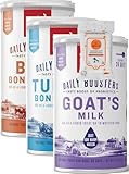 Aurora Pet Variety Pack (3) Daily Boosters Dogs and Cat Treats (1) Beef Bone Broth (1) Turkey Bone Broth (1) Probiotic Goat's Milk with AuroraPet Wipes